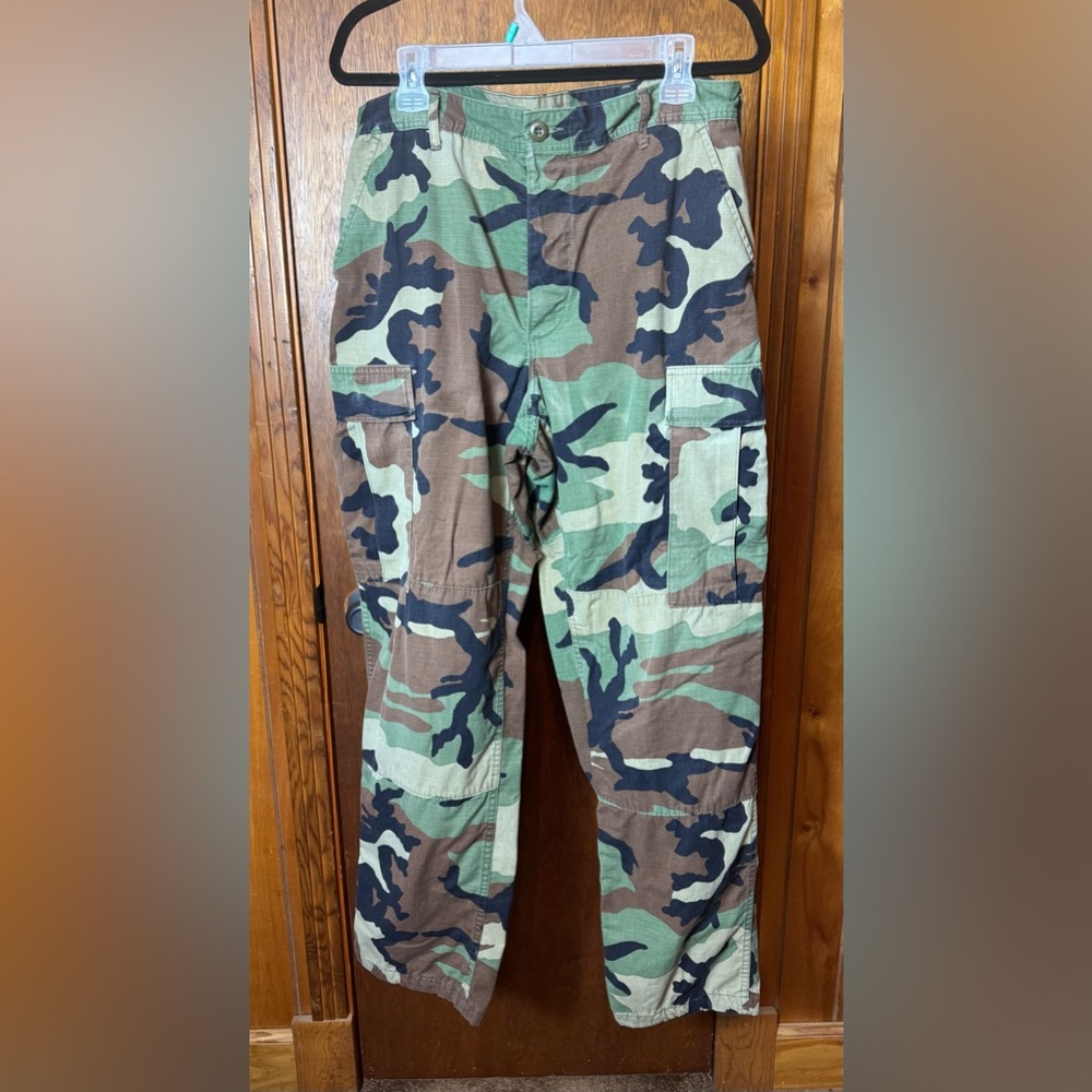 American Apparel Military Camouflage Cargo Pants